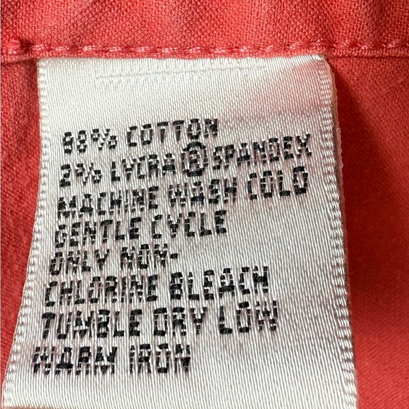 Talbots orange stretch blazer Jacket Lightweight Tailored/size 10 - Picture 4 of 8